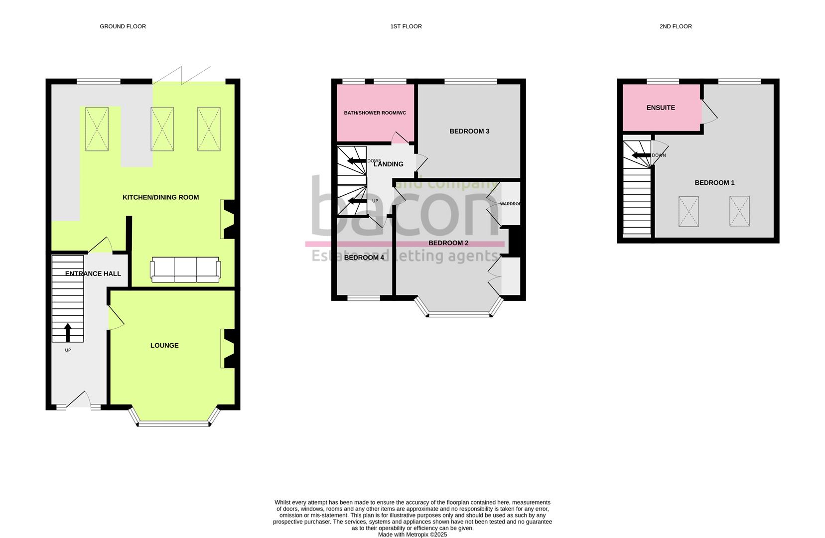 Floor Plan | House - Mid Terrace | Dominion Road, Worthing | Sold - Subject to Contract